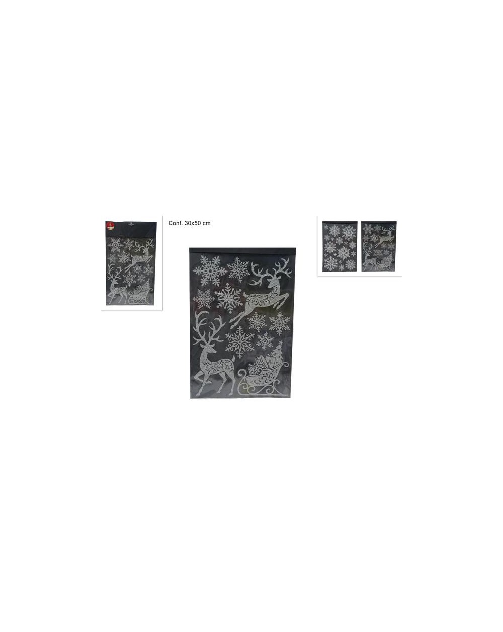 VETROFANIA NATALIZIA FIOCCHI NEVE  8053482296210