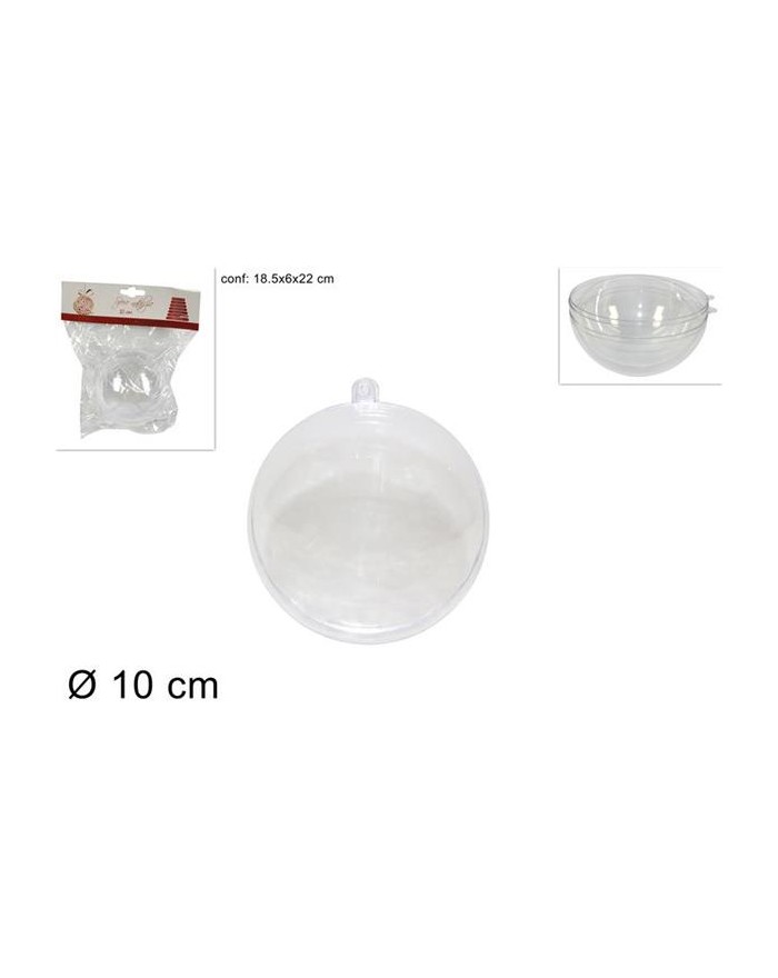 SFERA PLASTICA TRASP.10cm...