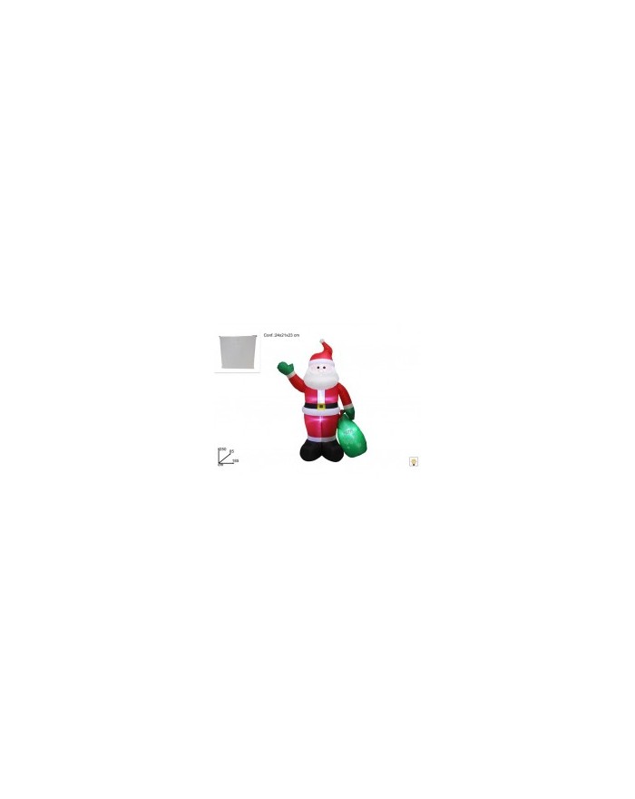 BABBO NATALE C/SACCO 250cm...