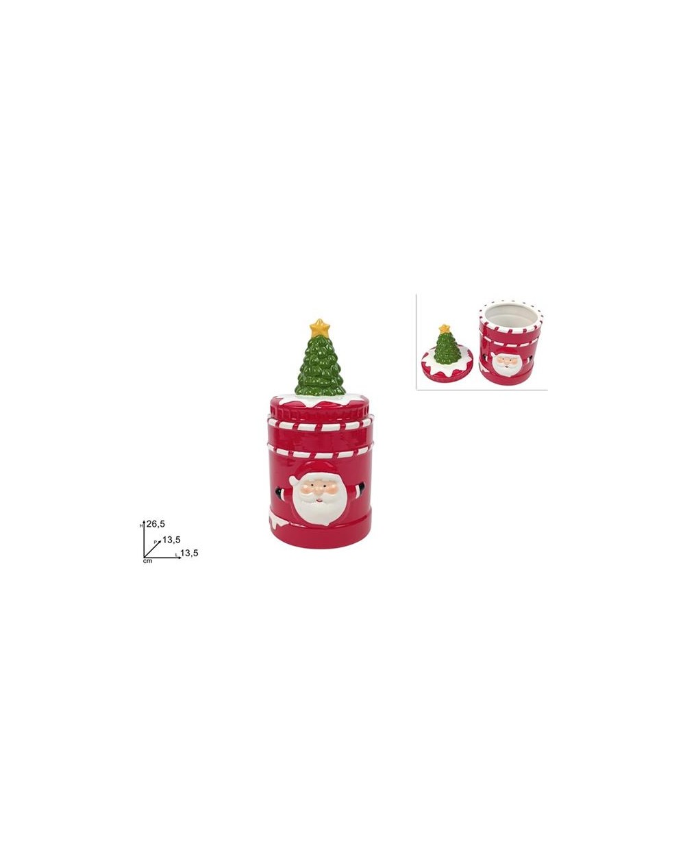 BARATTOLO CERAMICA BABBO NAT.26,5cm  BARATT.26.5 cm