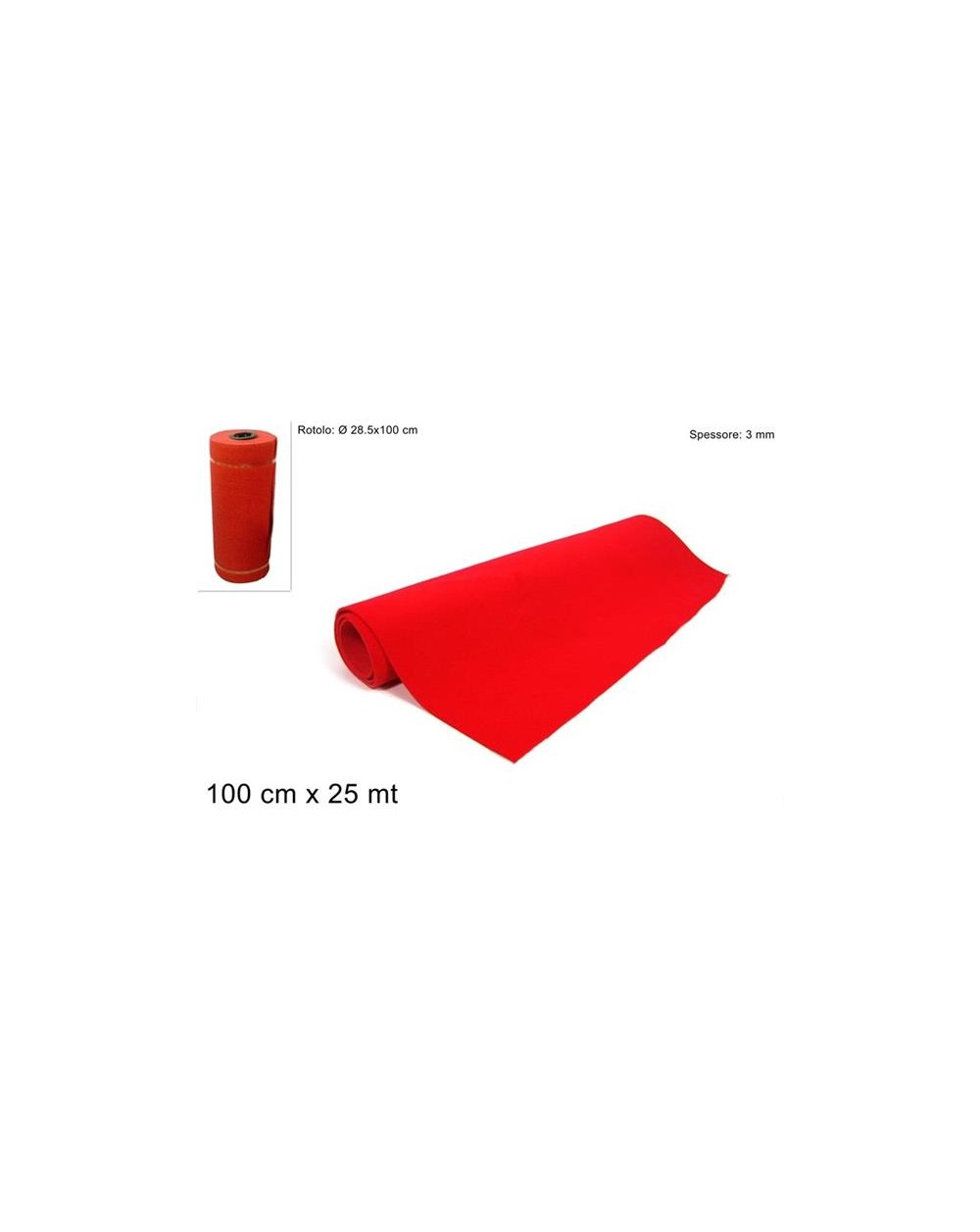 ROTOLO PASSATOIA 100cm.ROSSA/BLU  A131698