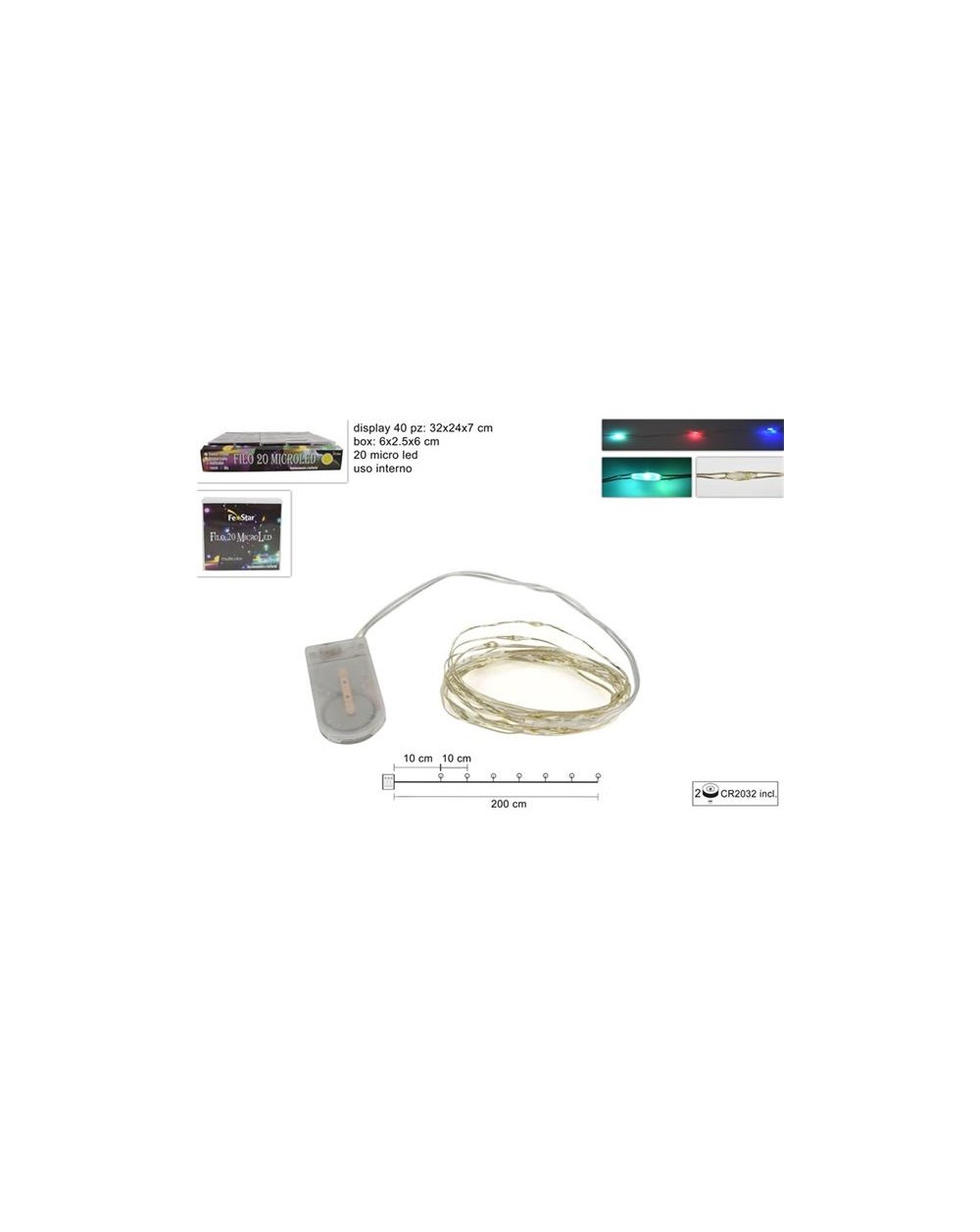 FILO 20 MICRO LED MULTICOLOR  A291368