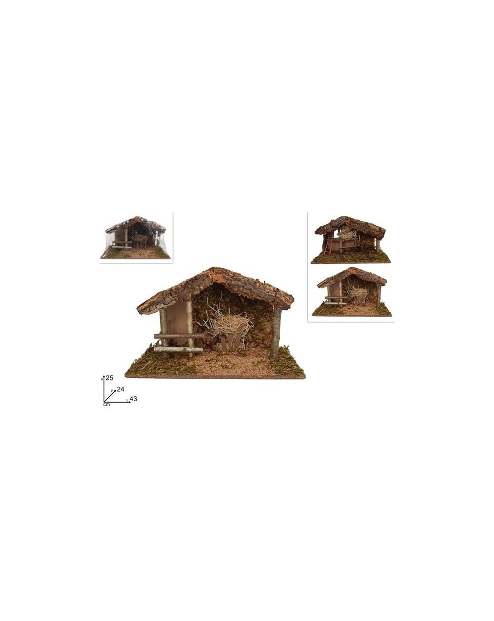 CAPANNA MUSCHIO/SUGH.43x25x24  A200495