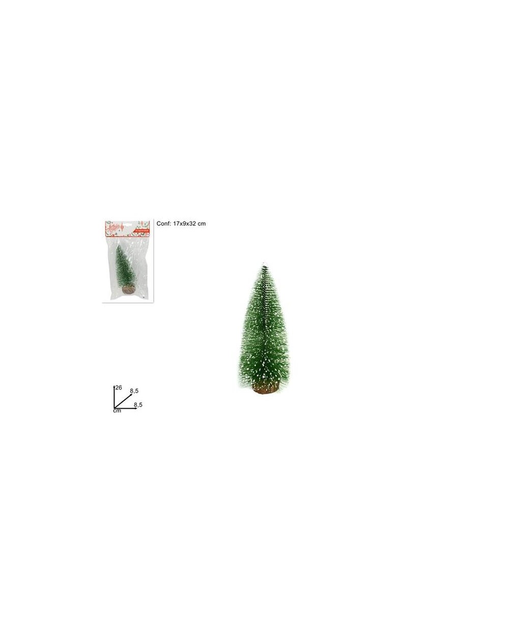 ALBERO ABETE INNEV.VERDE 26cm.  A200528