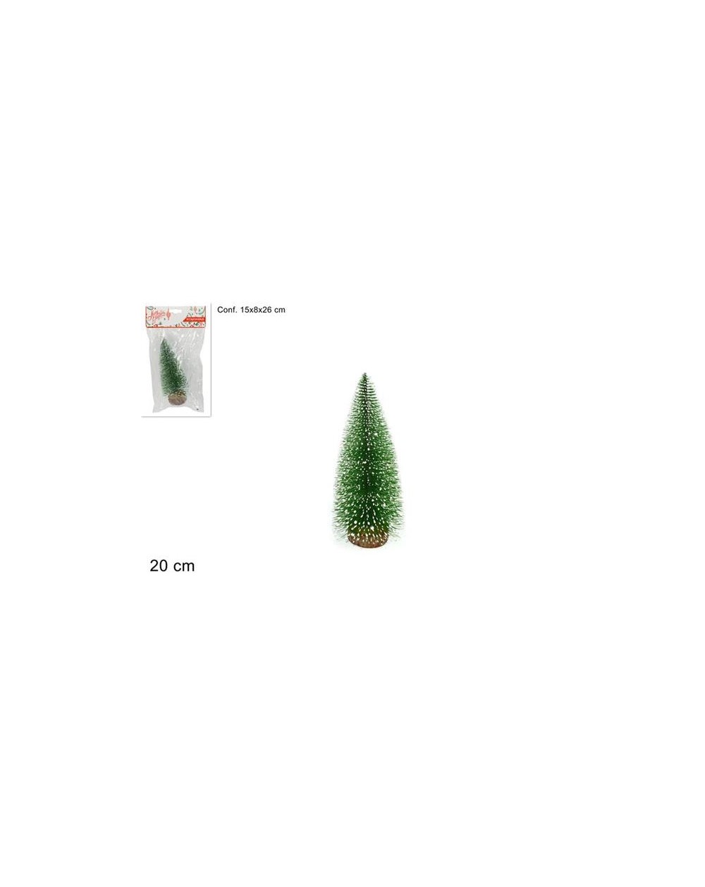 ALBERO ABETE INNEV.VERDE 23cm.  A200529