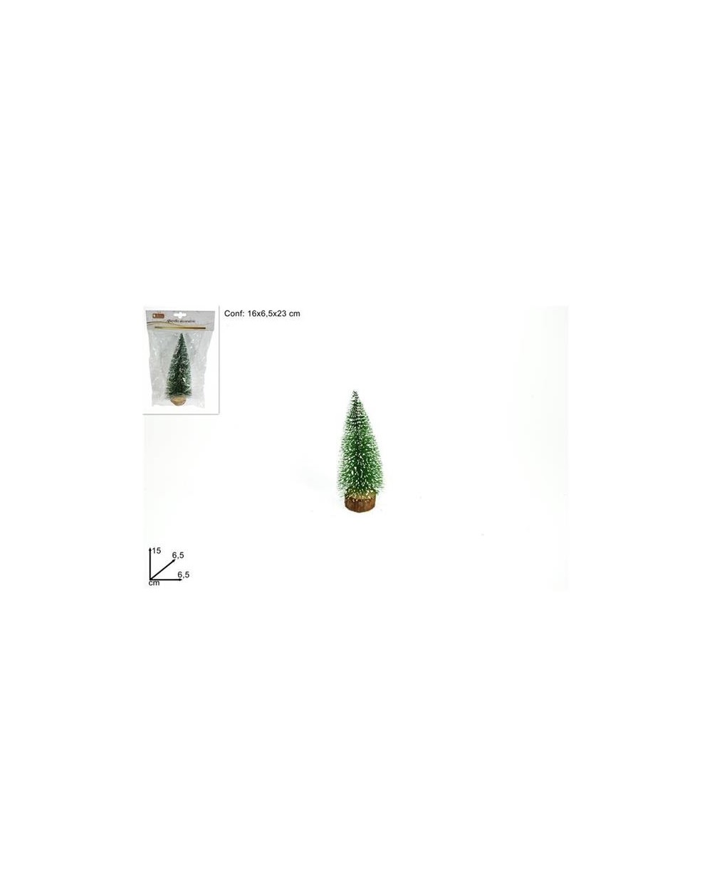 ALBERO ABETE INNEVATO VERDE 15 cm  ABETE 15 cm