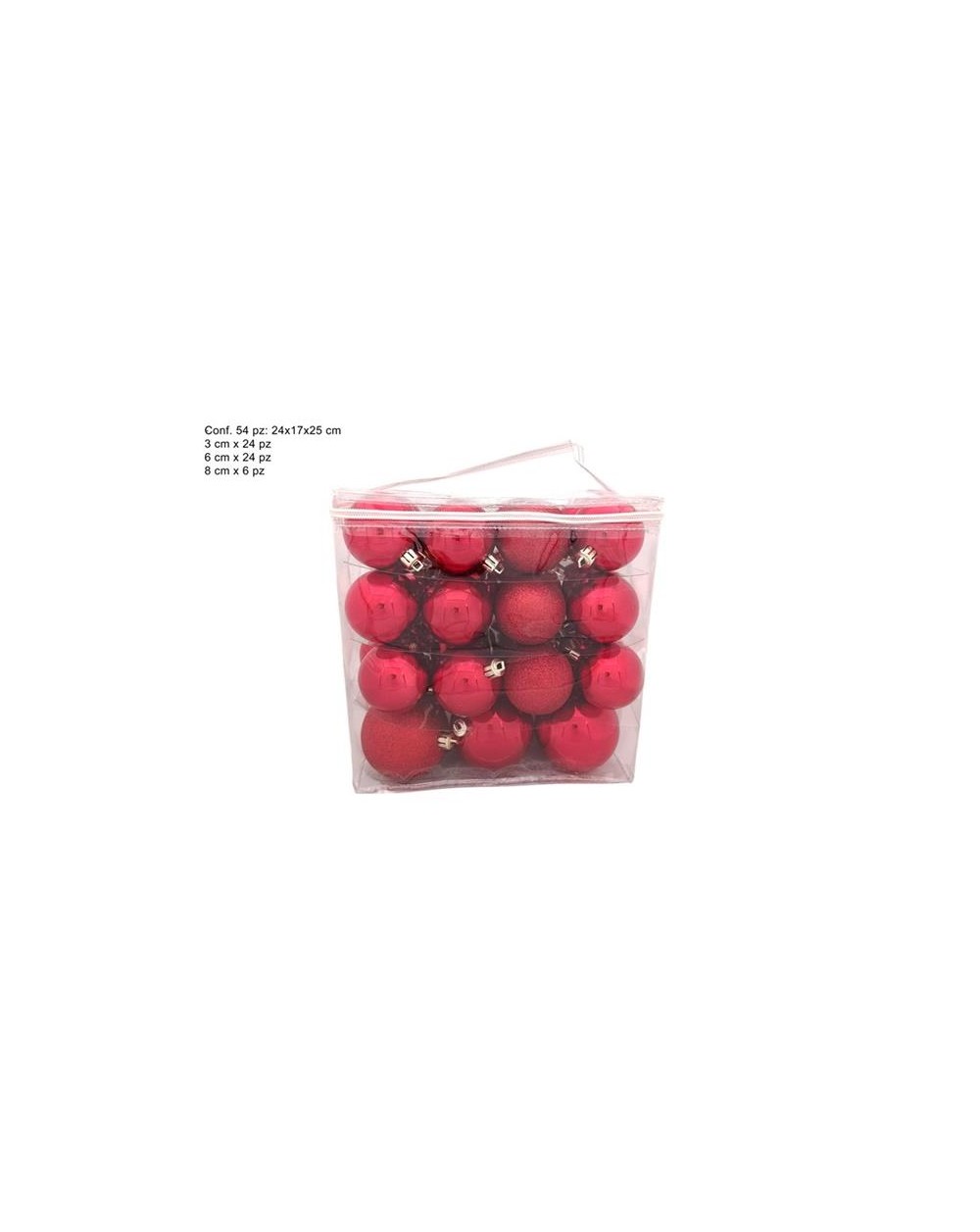 SET PALLE 54 pz. MIS.ASSORTITE ROSS  PALLE 54