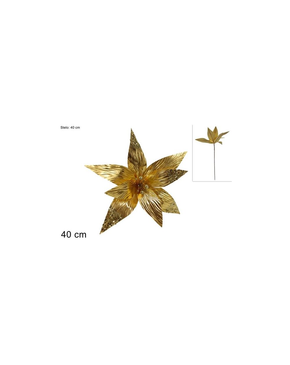 STELO FIORE LAM 40cm ORO  8053482354545