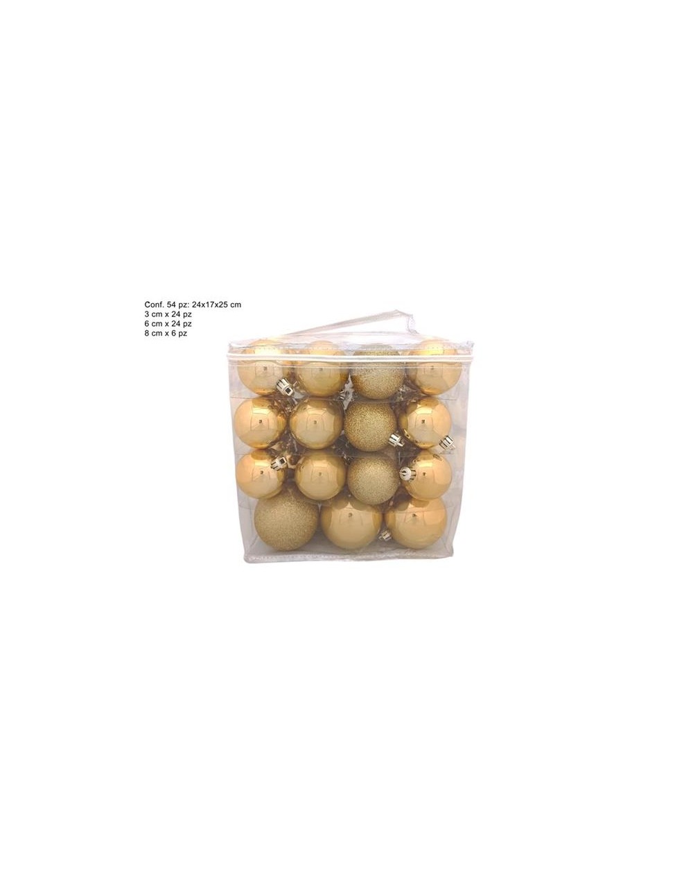 PALLE 54 pz MIS.ASS.ORO  PALLE 54 ORO