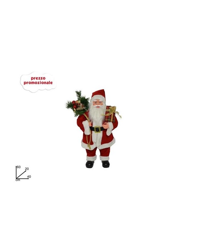 BABBO NATALE 60cm.C/SACCO...