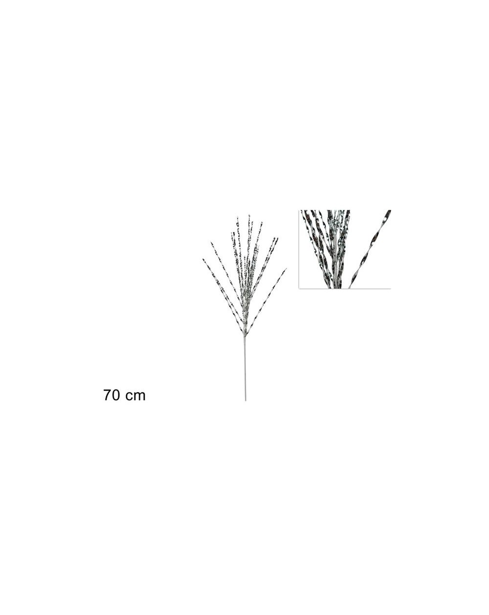 STELO PENDENTE FILI LAM. 70 CM SILV  STELO 70 SILVER
