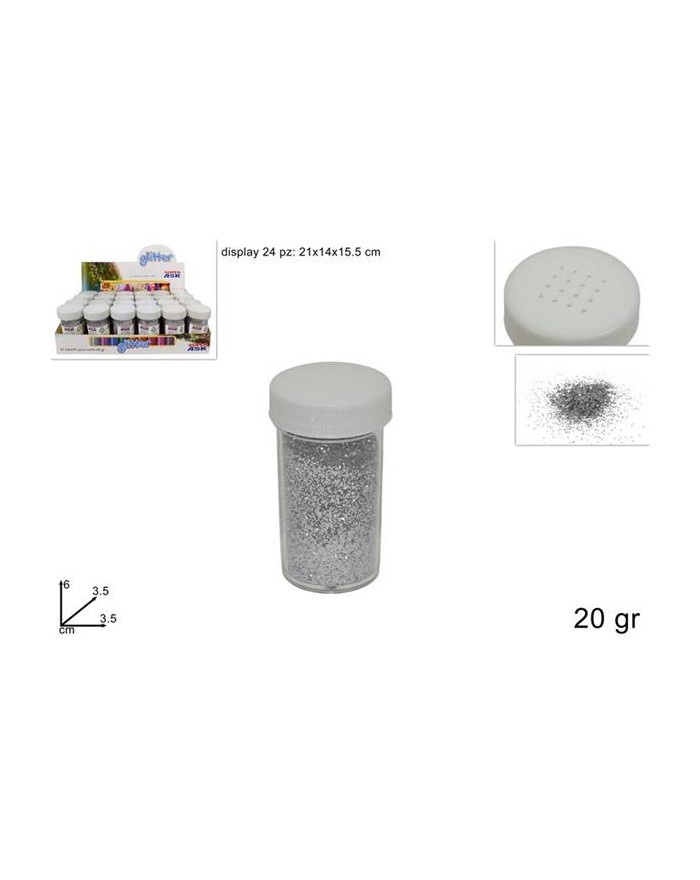 TUBETTO GLITTER SILVER...