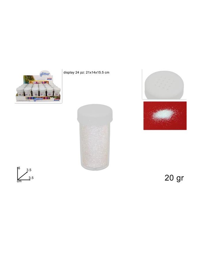 TUBETTO GLITTER BIANCO...