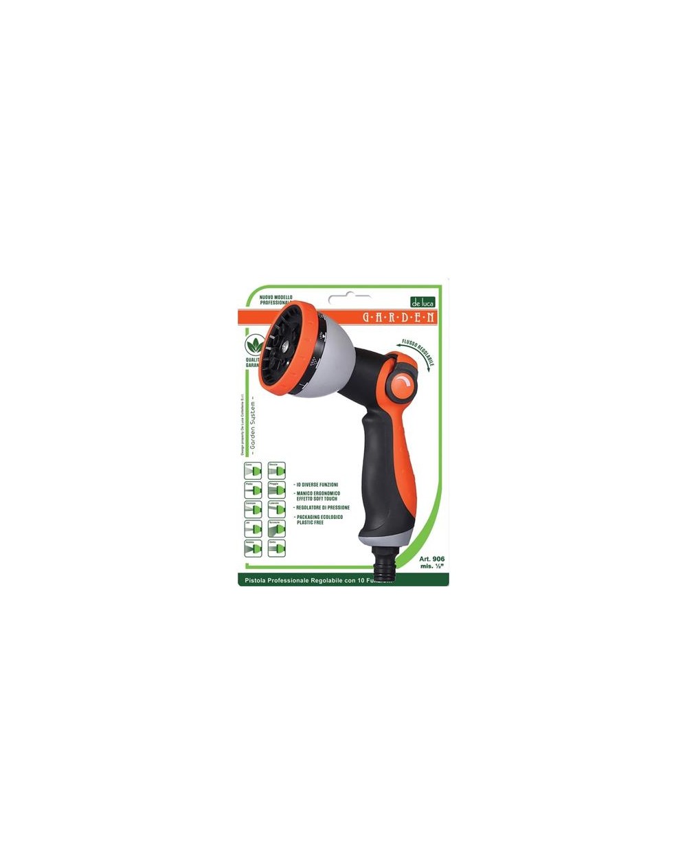 PISTOLA A LANCIA REGOL.CON 10 FUNZ 906