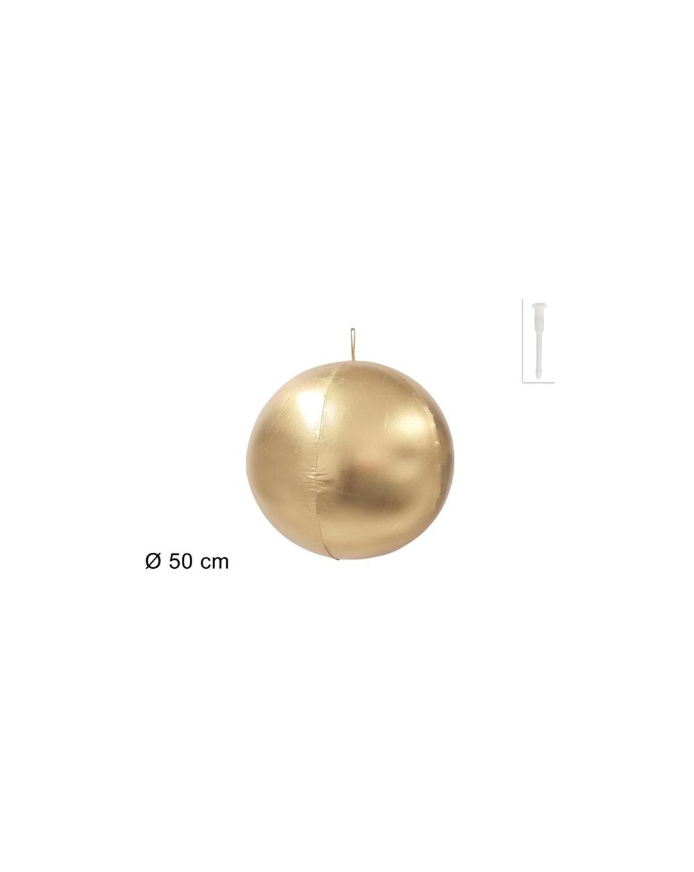 PALLA GONFIABILE ORO 50cm  8053482337029