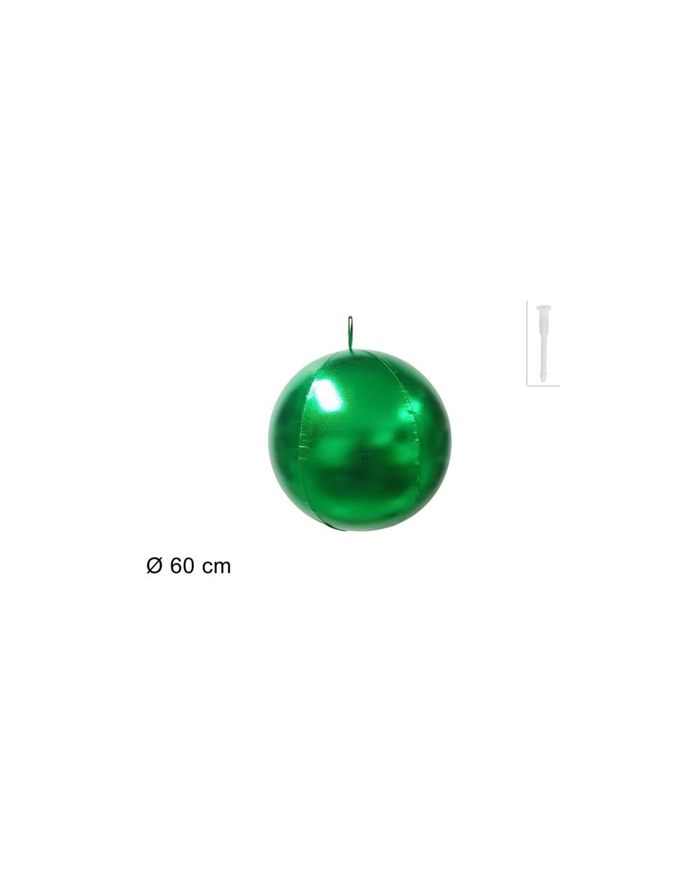 PALLA GONFIABILE VERDE 60cm  8053482337081