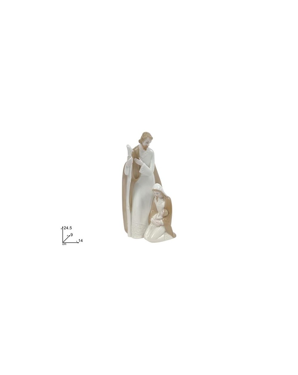 NATIVITA\\ 24.5cm CERAMICA BEIGE 8053482351292