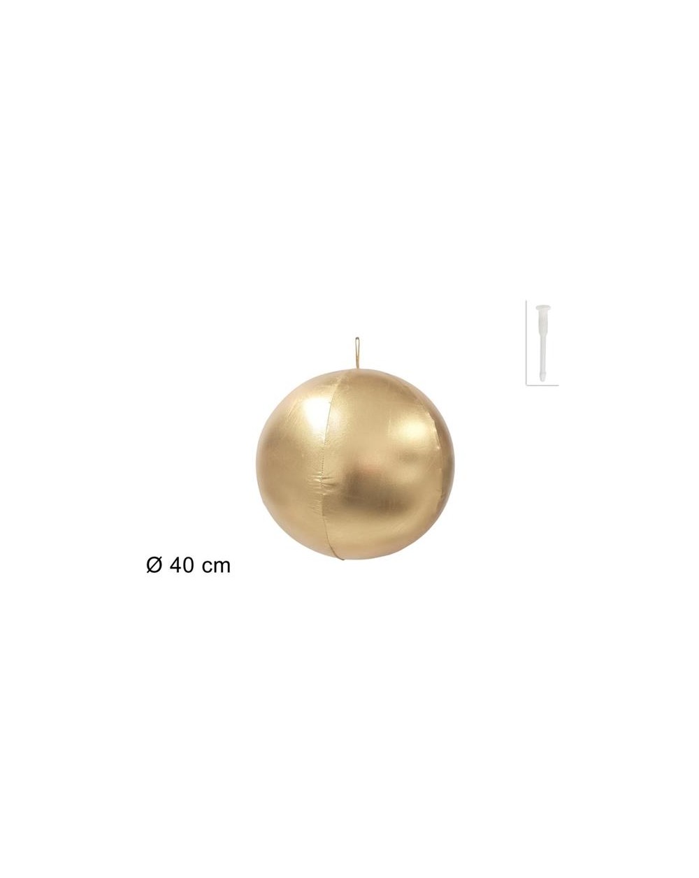 PALLA GONFIABILE ORO 40cm 8053482336985