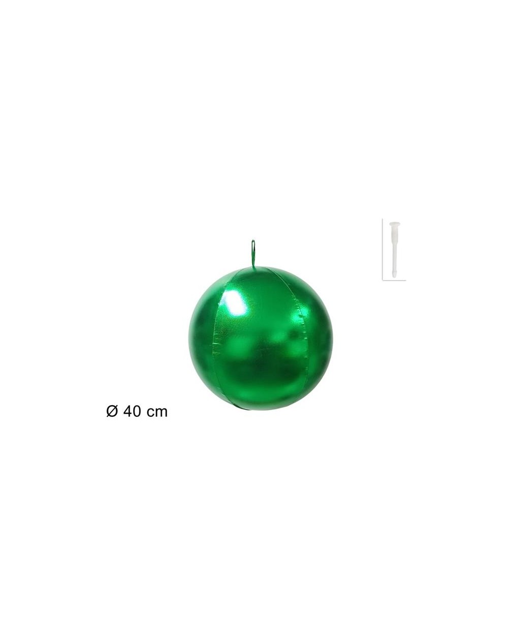 PALLA GONFIABILE VERDE 40cm  8053482337005