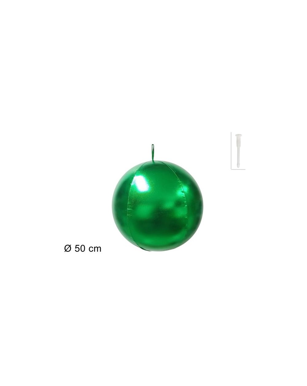 PALLA GONFIABILE VERDE 50cm 8053482337043