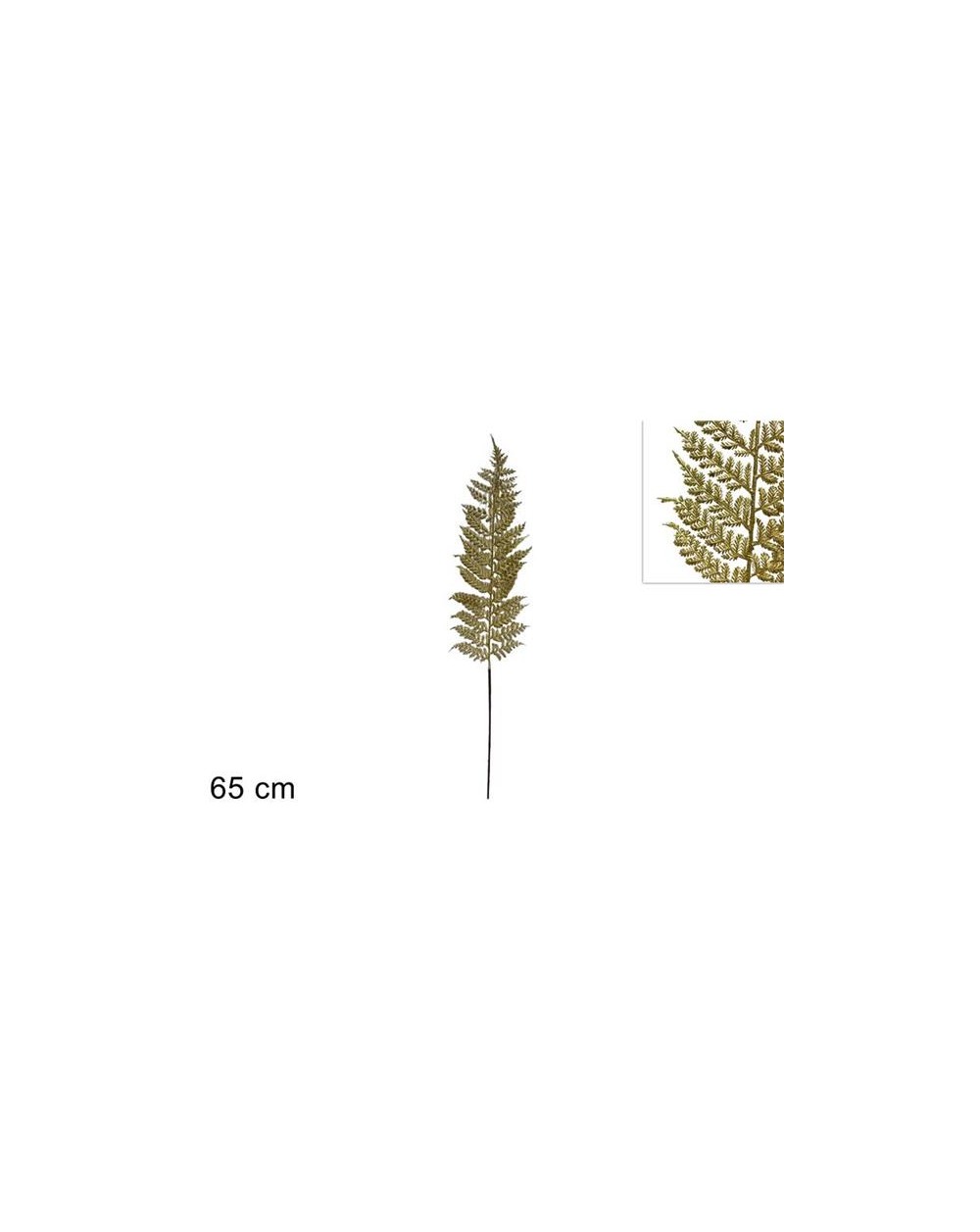 STELO FOGLIA LAMINATA 65cm ORO 8053482276243