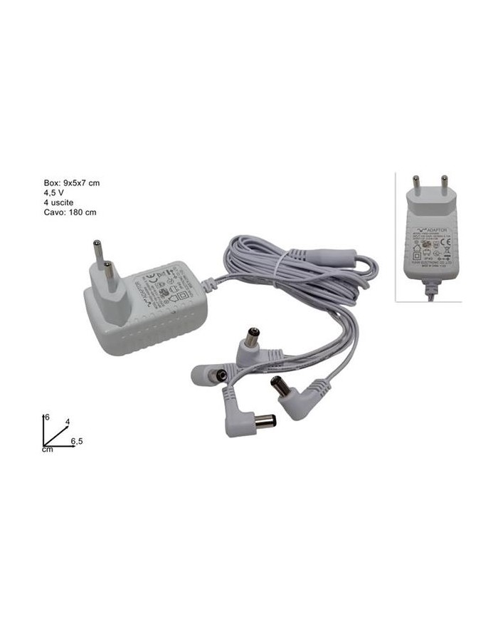ADATTATORE 4 USCITE 4.5V...