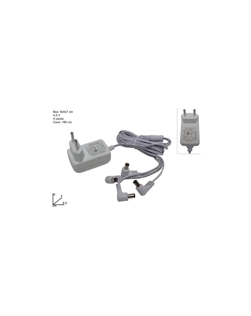 ADATTATORE 4 USCITE 4.5V 8053482252162