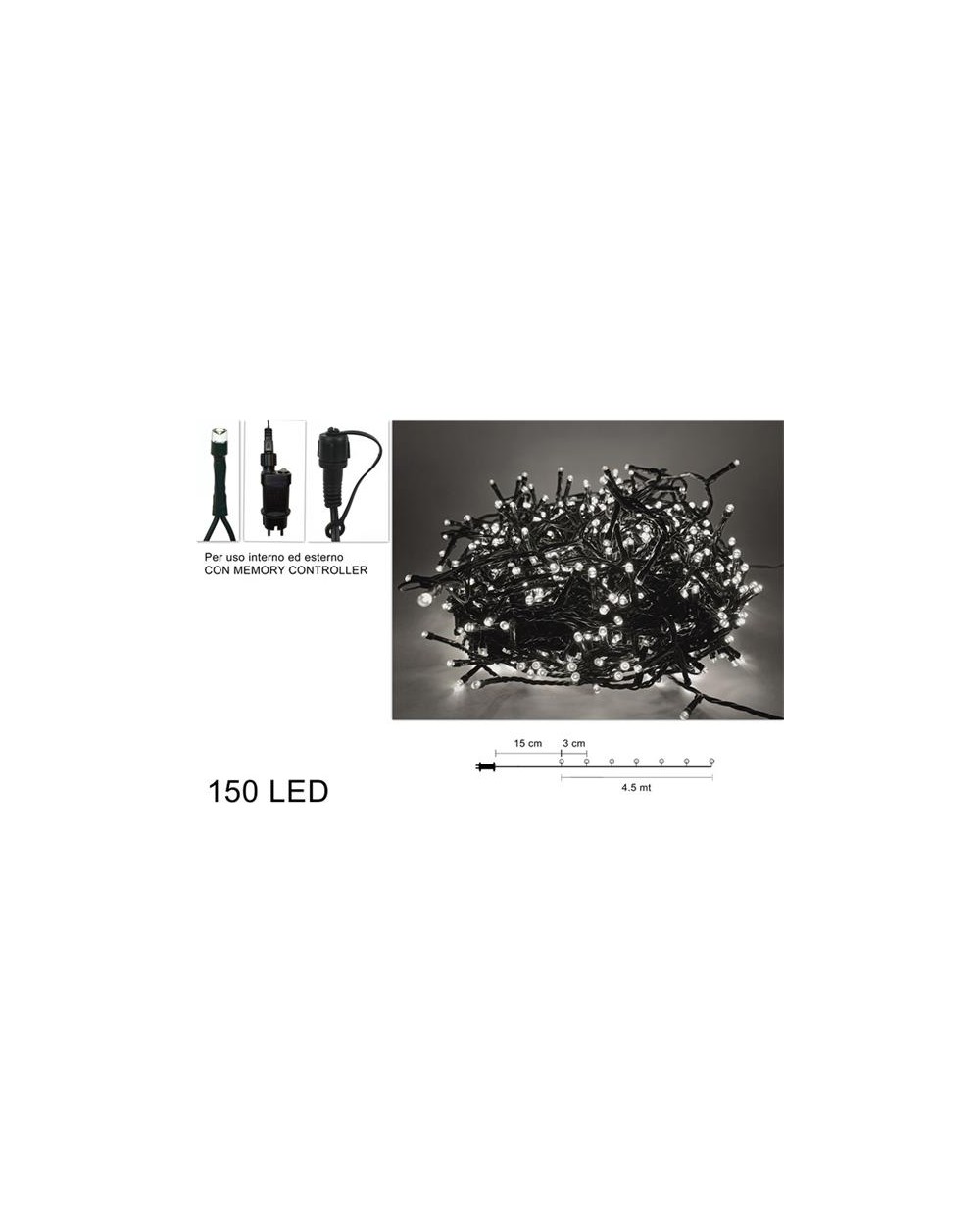 MINILUCC 4.5mt 150LED B/FREDD PROL 8053482357669
