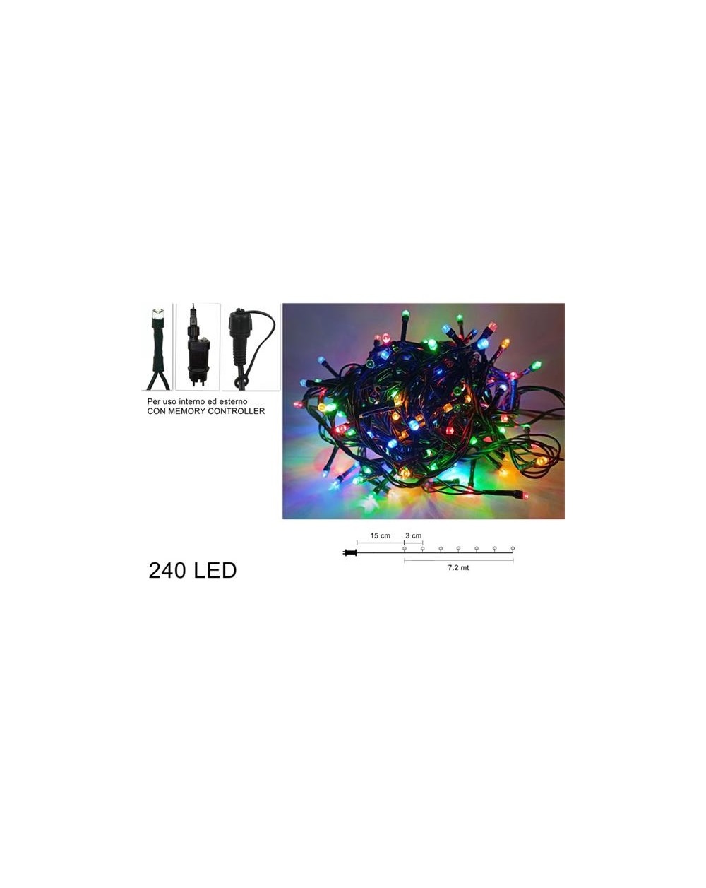 MINILUCC 7.2mt 240LED MULT PROL  8053482357751