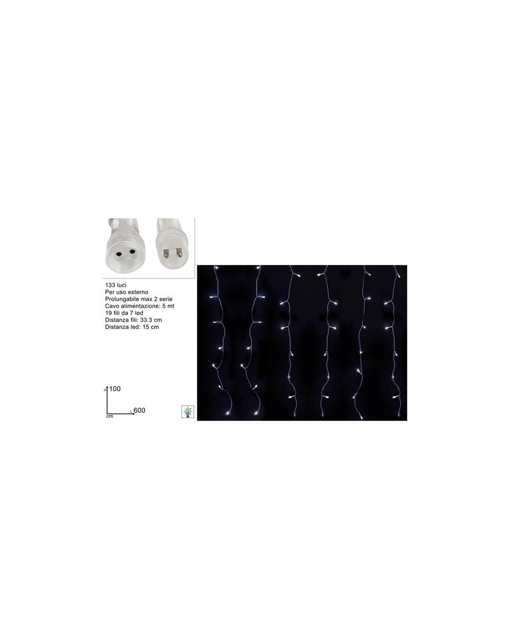 TENDA FLASH 133LED 6x1 B/FREDD PROL 8053482395937