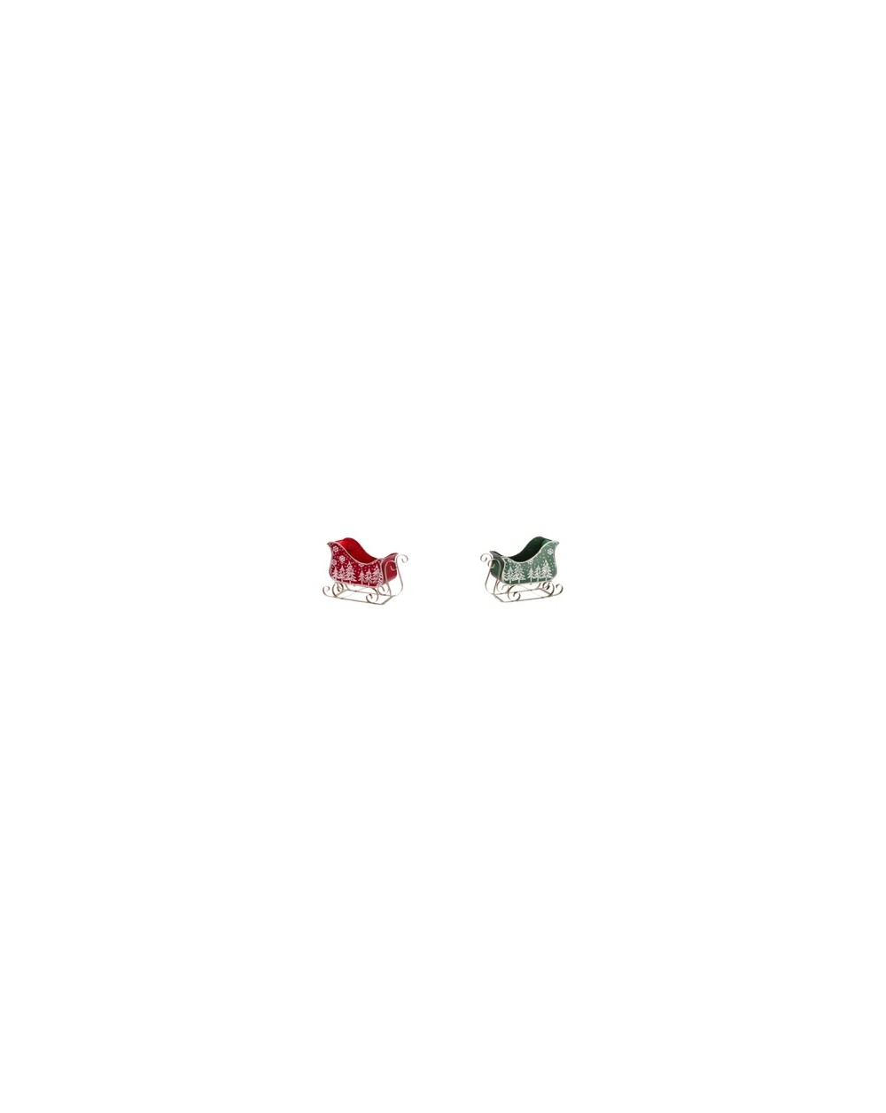 SLITTA IN FERRO NATALIZIA 30x14x22  115593