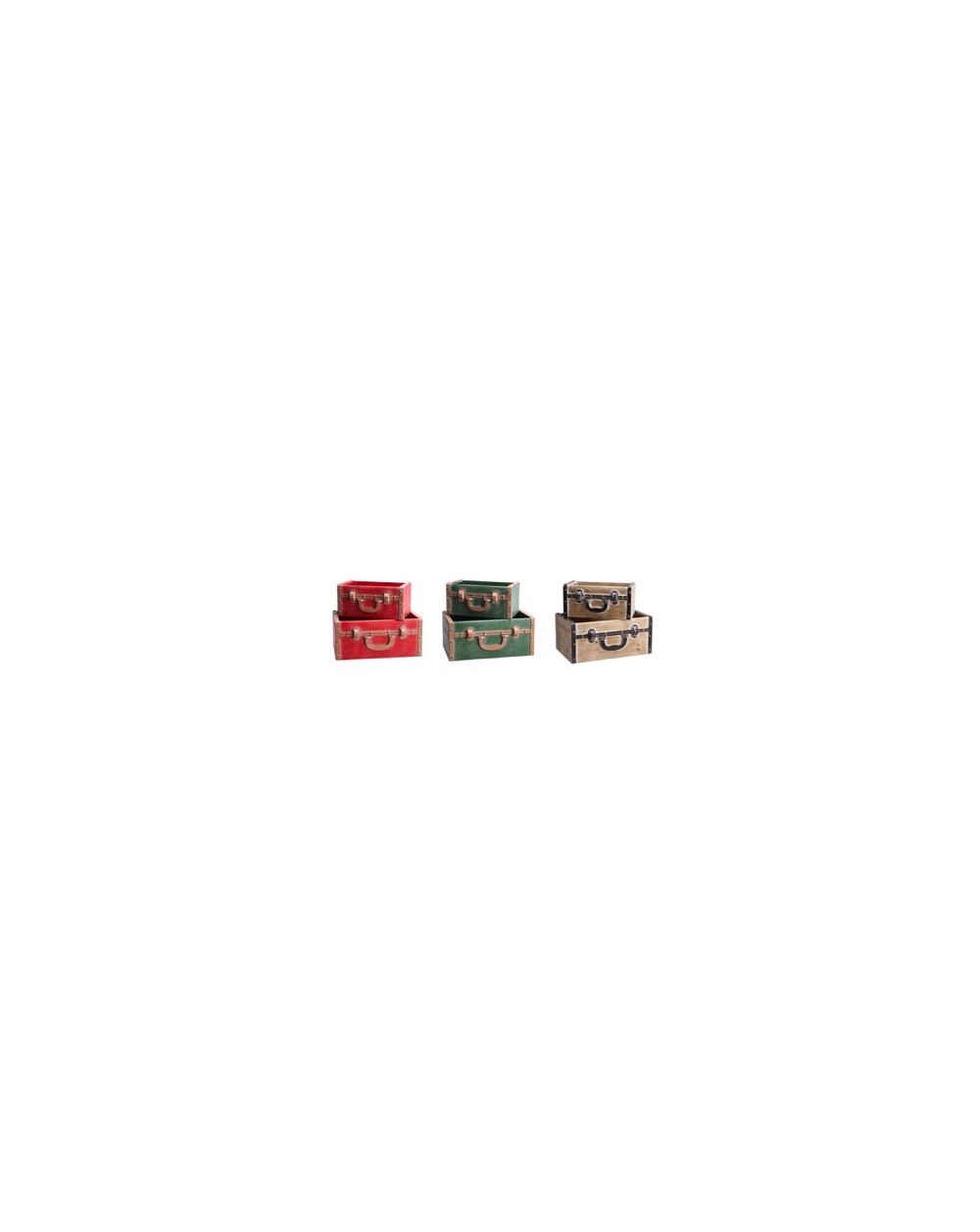 SET 2 CASSETTE M.VALIGIA ASS 3 COL  115598