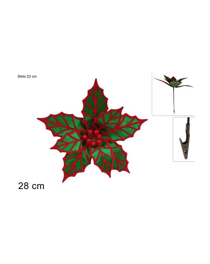 FIORE C/PINZETTA 28cm...