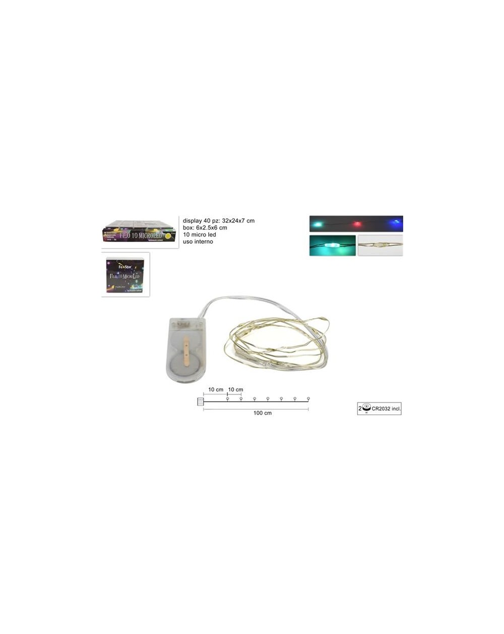 FILO 10 MICRO LED MULTICOLOR  A291259