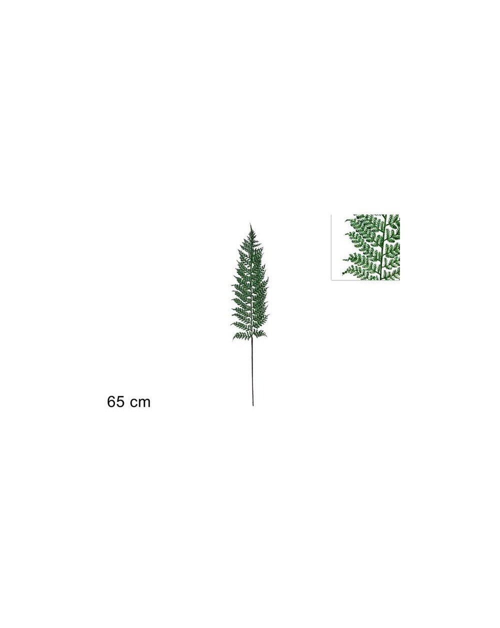 STELO FOGLIA LAMINATA 65cm VERDE  8053482276274