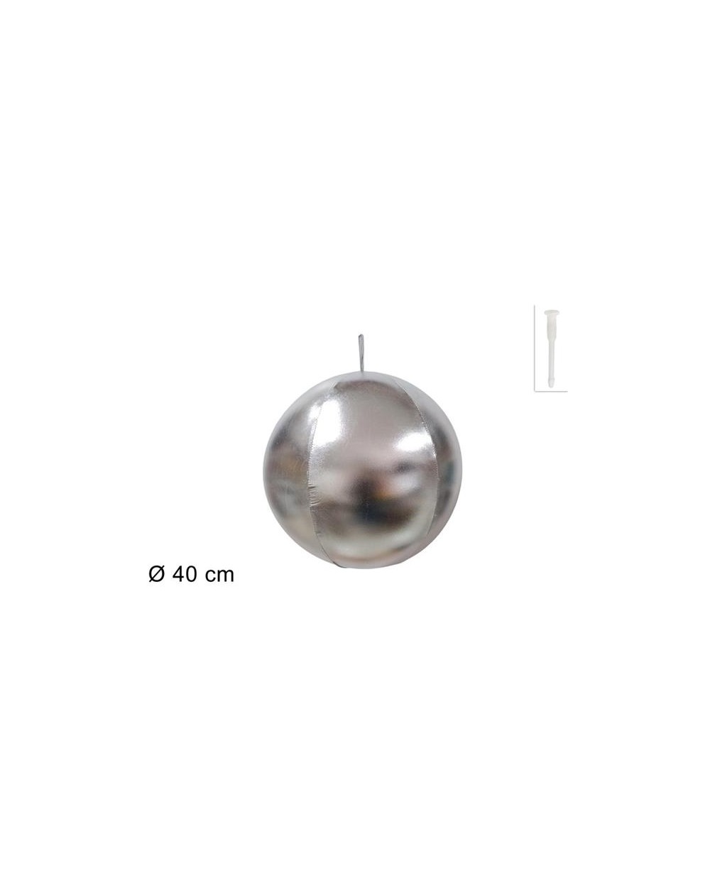 PALLA GONFIABILE SILVER 40cm  8053482336992