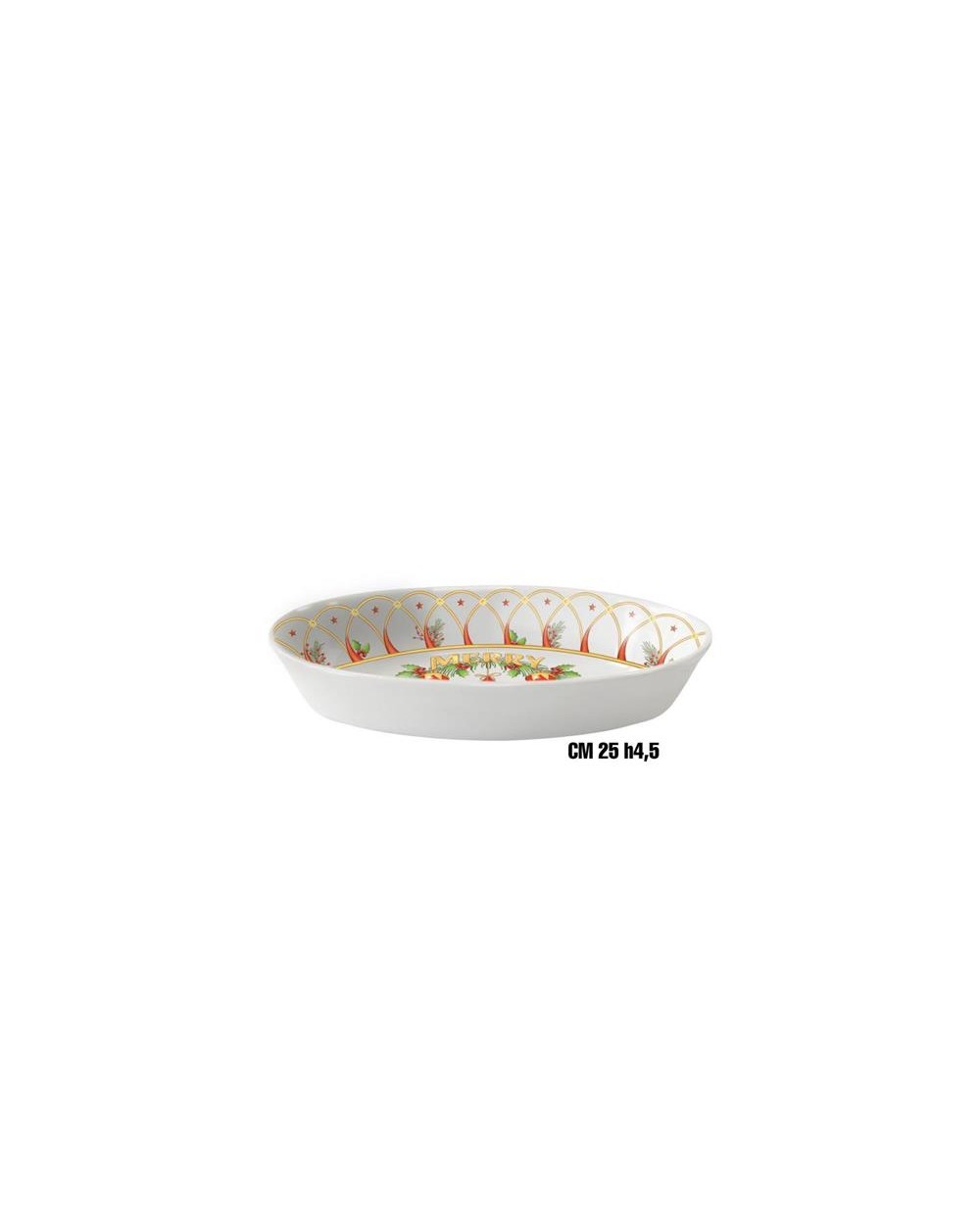 OVALINO MEL 25x4,5 F.DO MERRY CHRIS ME-1644-2580