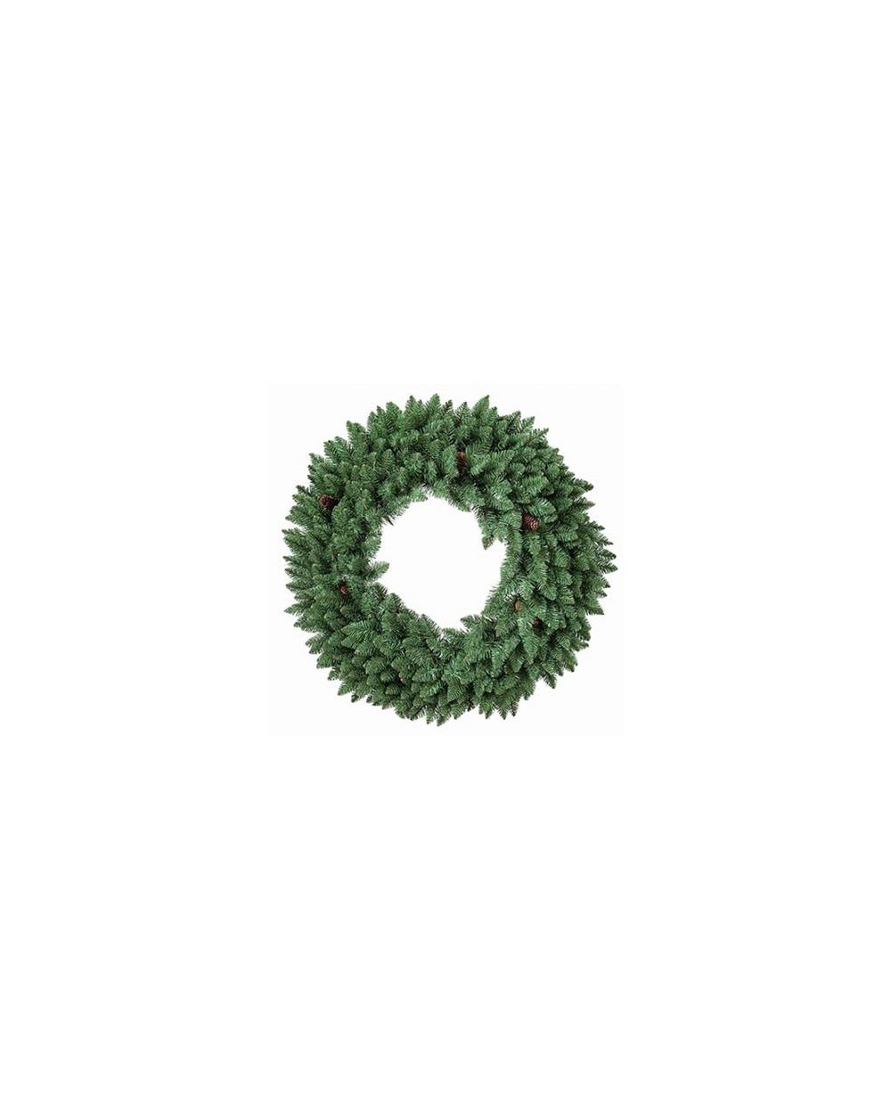 CORONA C/PIGNE 90 CM. PVC  008416