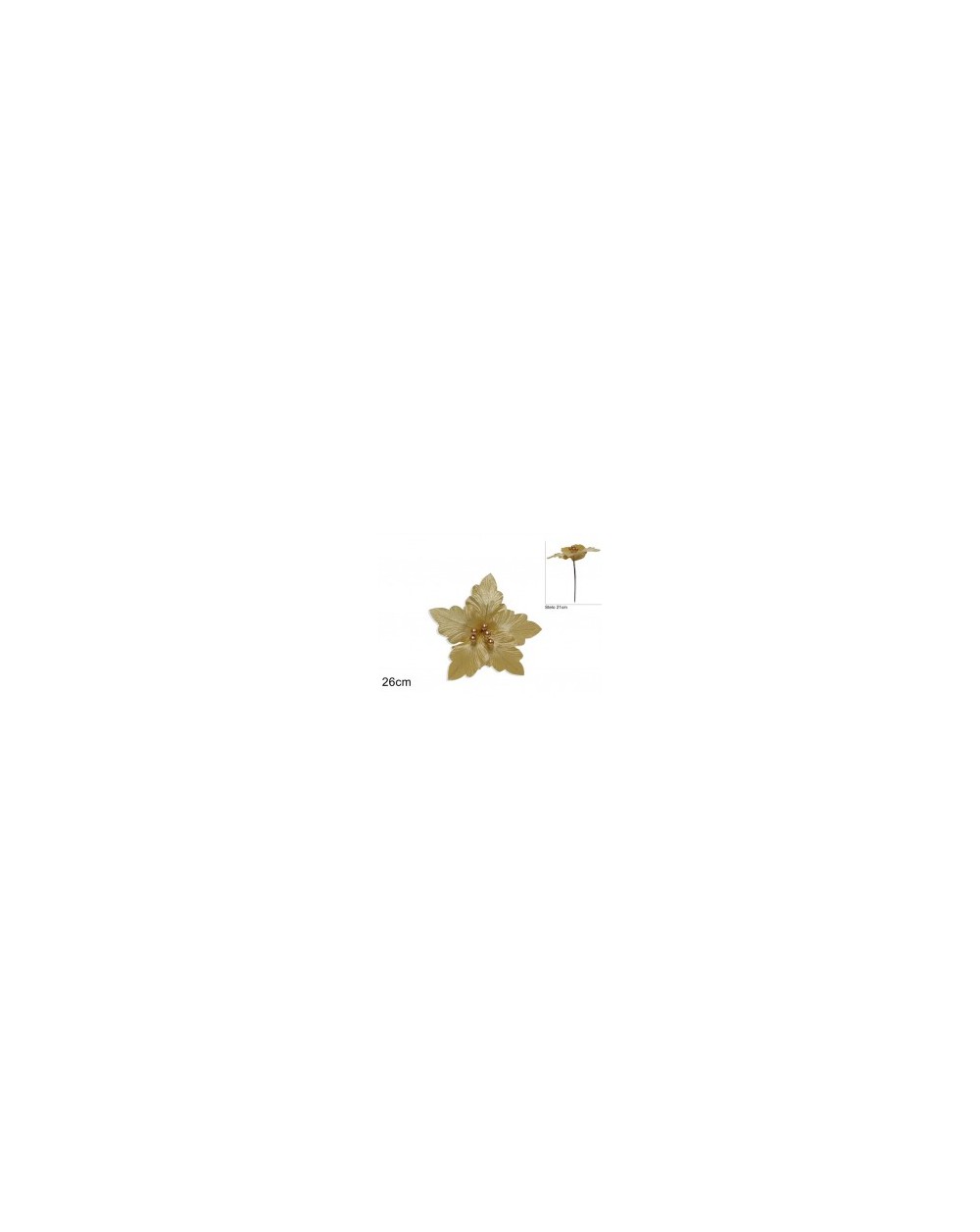 STELO FIORE VELLUTO 26cm ORO 8053482279411