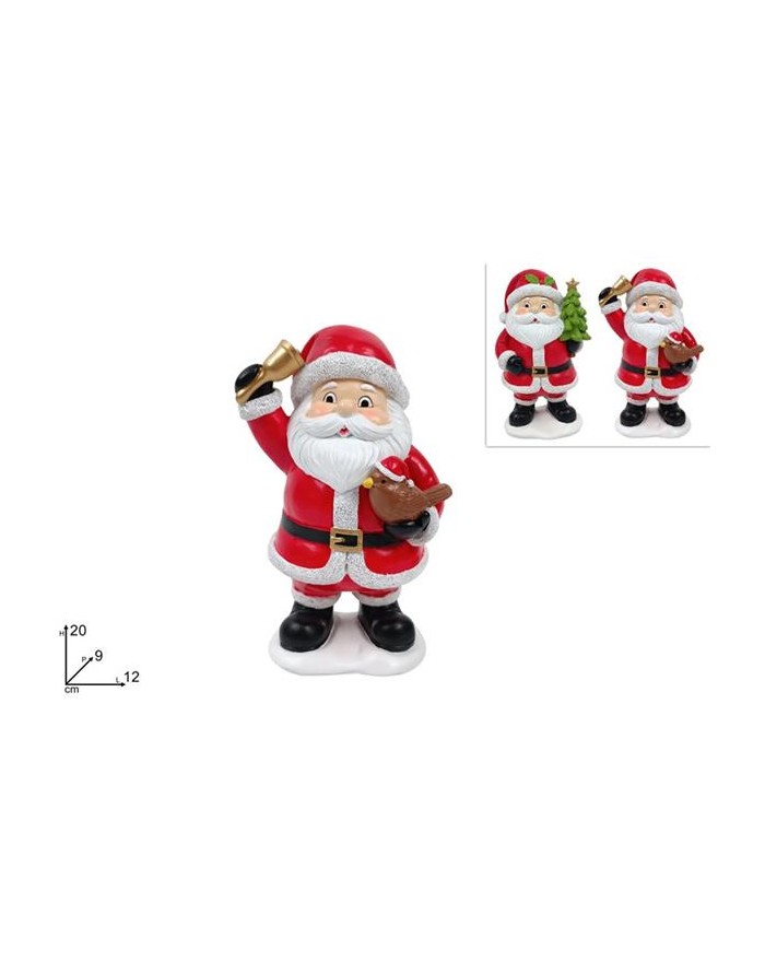 BABBO NATALE 20CM 2ASS...