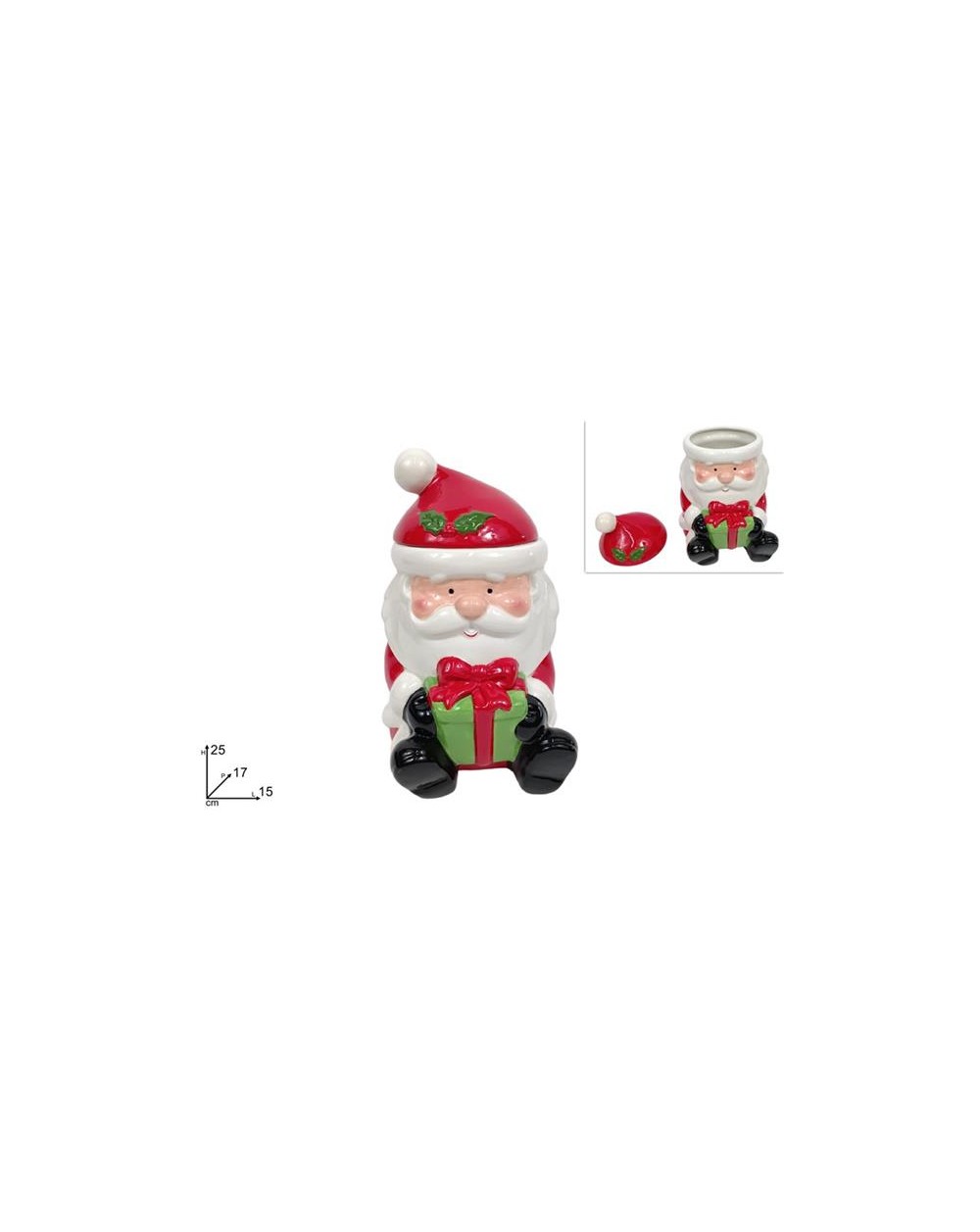 BARATTOLO BABBO NATALE C/PACCO  8053482387260