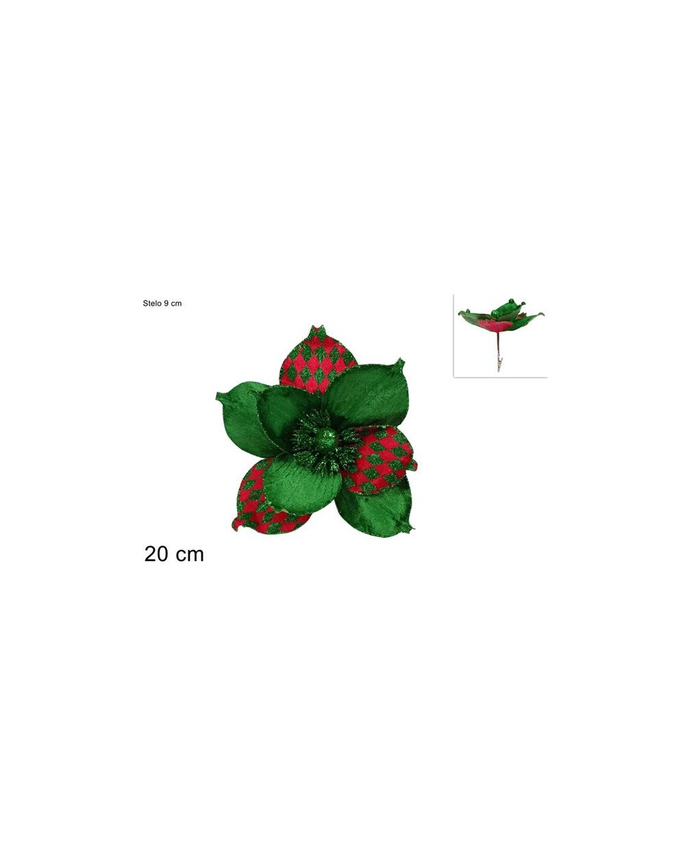 PINZETTA FIORE 20CM VERDE A046105