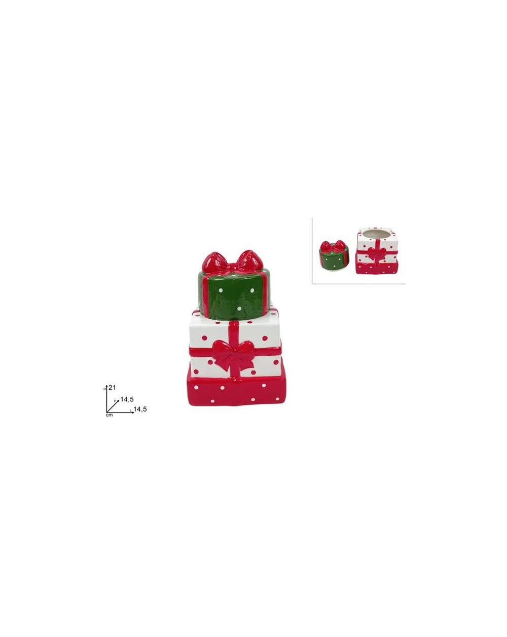 BARATTOLO PACCO REGALO CON FIOCCO A046108