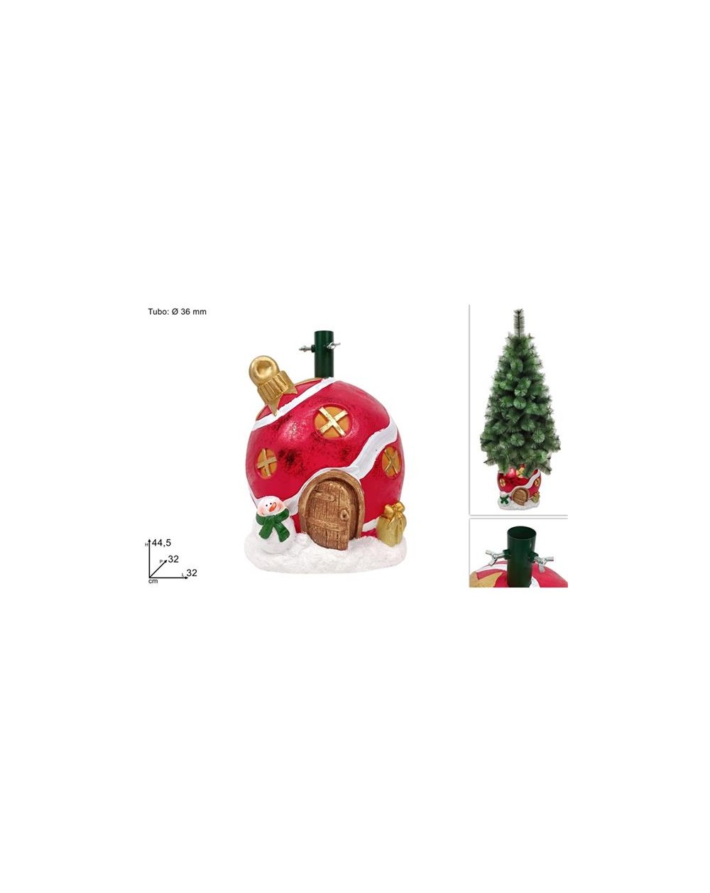 BASE ALBERO PALLA NATALIZIA  A046115