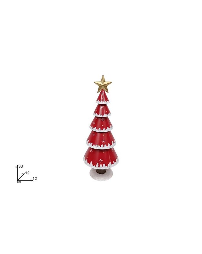 ALBERO IN LATTA VERDE/ROSSO...