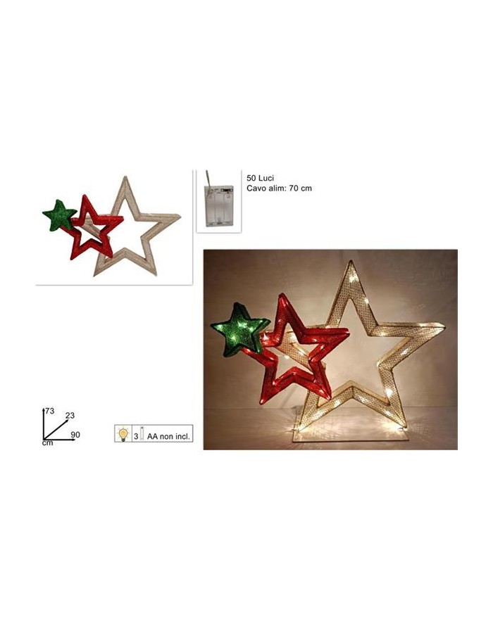 STELLE ST 3PZ COL.C/LUCI...