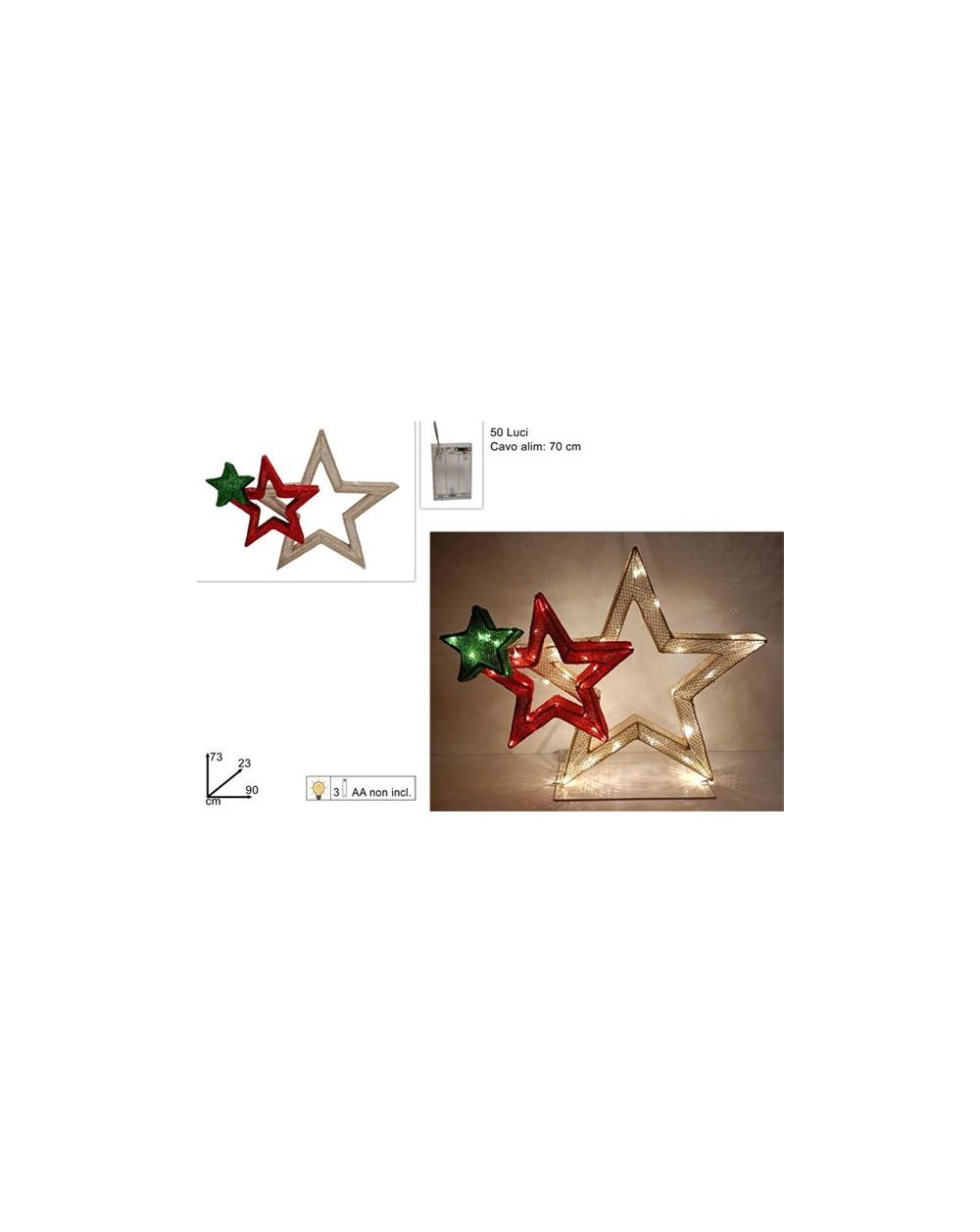 STELLE ST 3PZ COL.C/LUCI  8053482286884