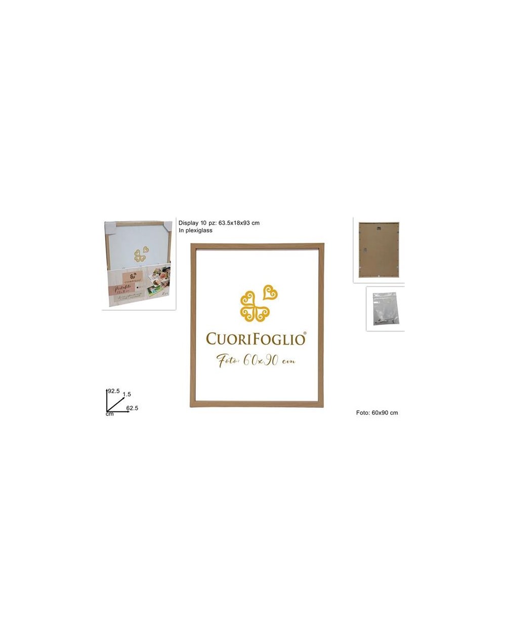 CORNICE LEGNO 60X90 COL.ASS.  A197878