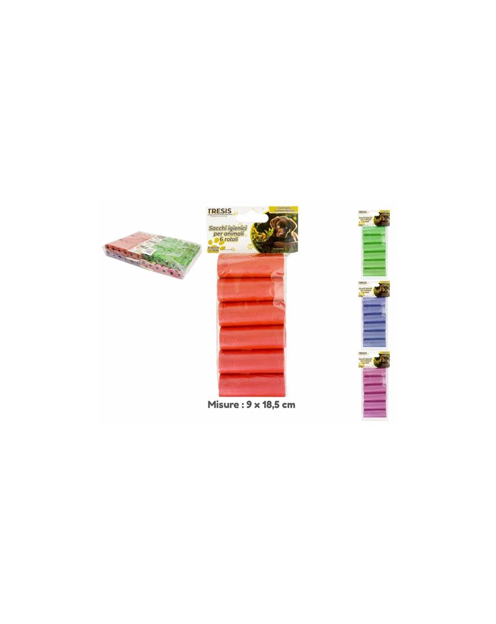 6 ROTOLI SACCHETTI ANIMALI PF020-6  A197986