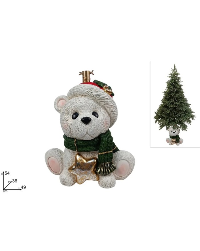 BASE ALBERO ORSETTO BIANCO...